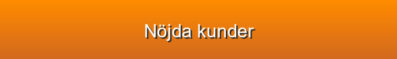 Nöjda kunder